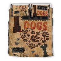 Thumbnail for I Love Dogs Duvet - Bedding Set