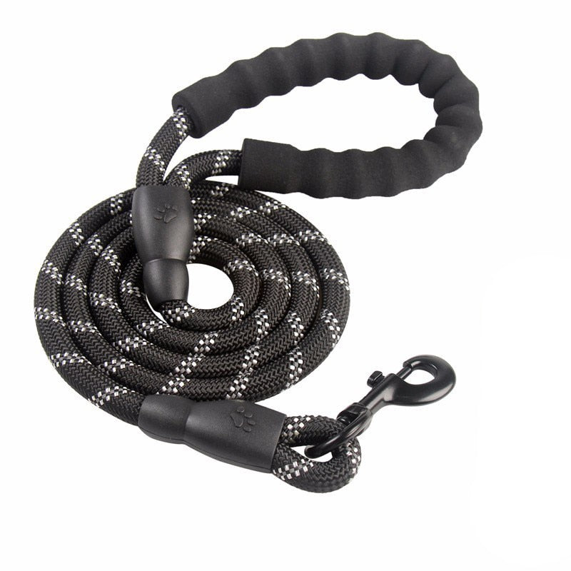 Large Reflective Rope Dog Leash