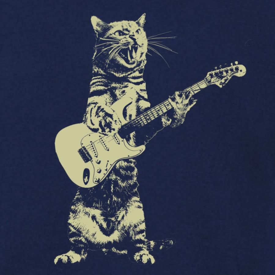 Cat Playing Guitar Tee