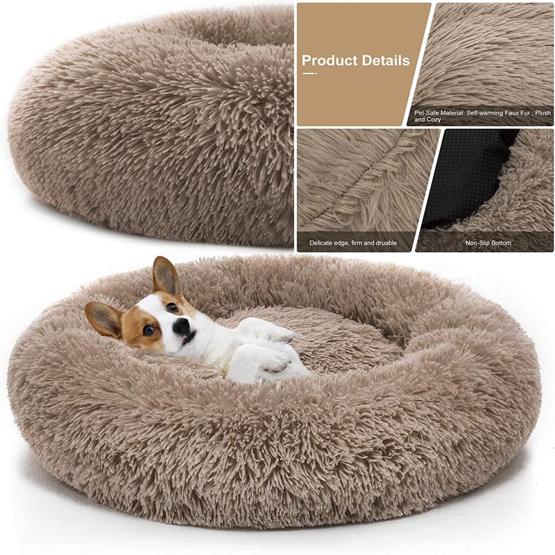 Comfy Dog Bed - Donut Cuddler