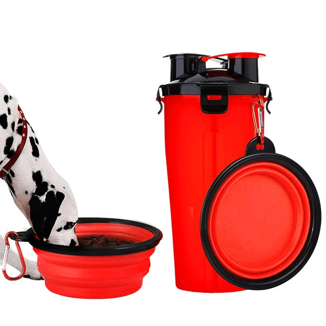Water Bottle & Dog Bowl for Travel