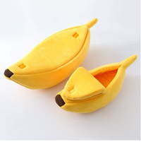 Thumbnail for Adorable Banana Shaped Cat Bed