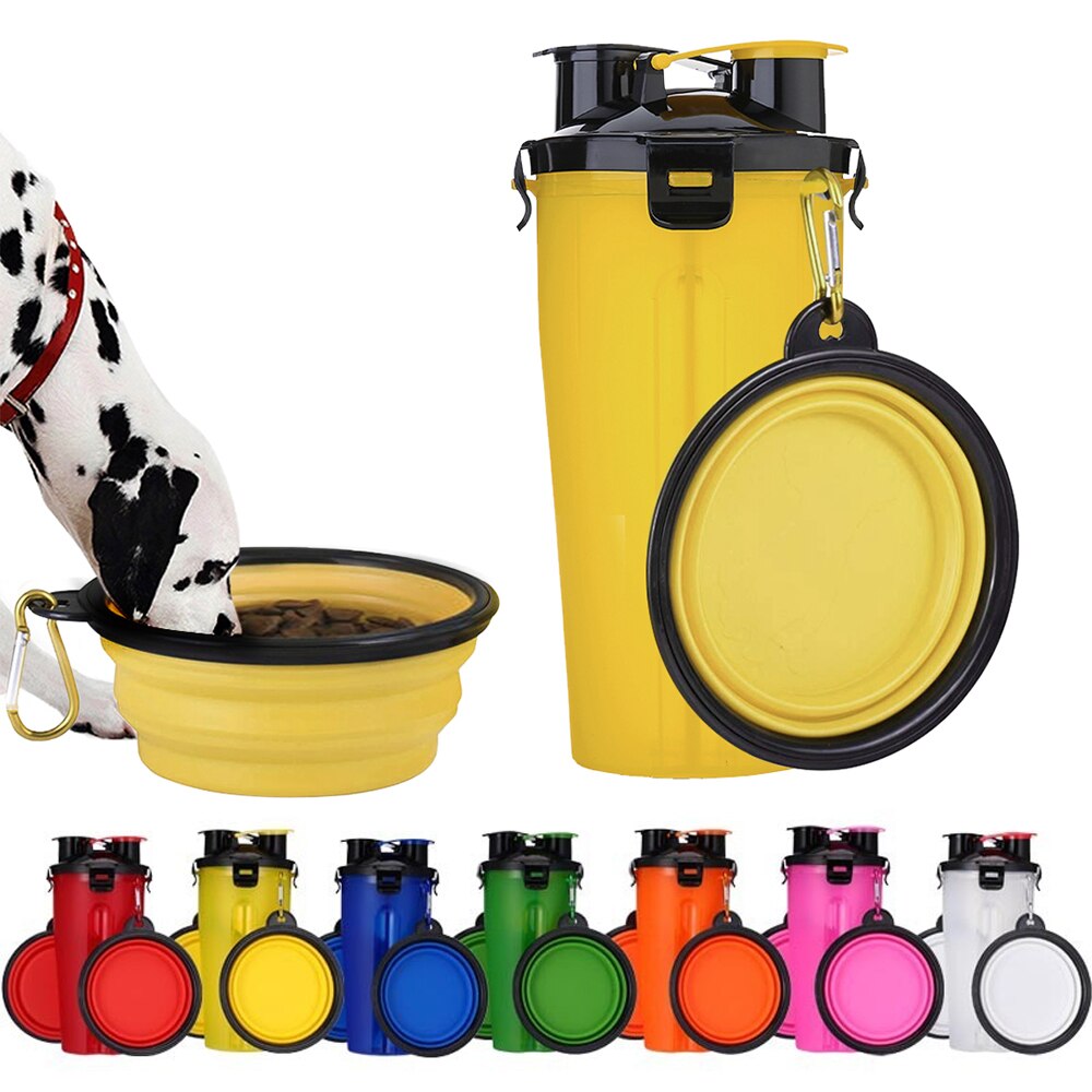 Water Bottle & Dog Bowl for Travel