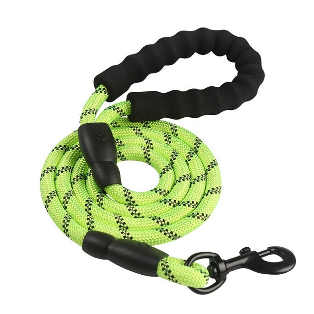 Large Reflective Rope Dog Leash