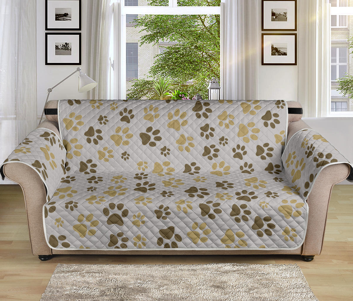 Furniture Protector - 70" Sofa - Paw Prints