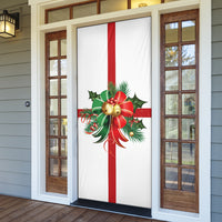 Thumbnail for Christmas Decor Bow (White) - Christmas Door Sock