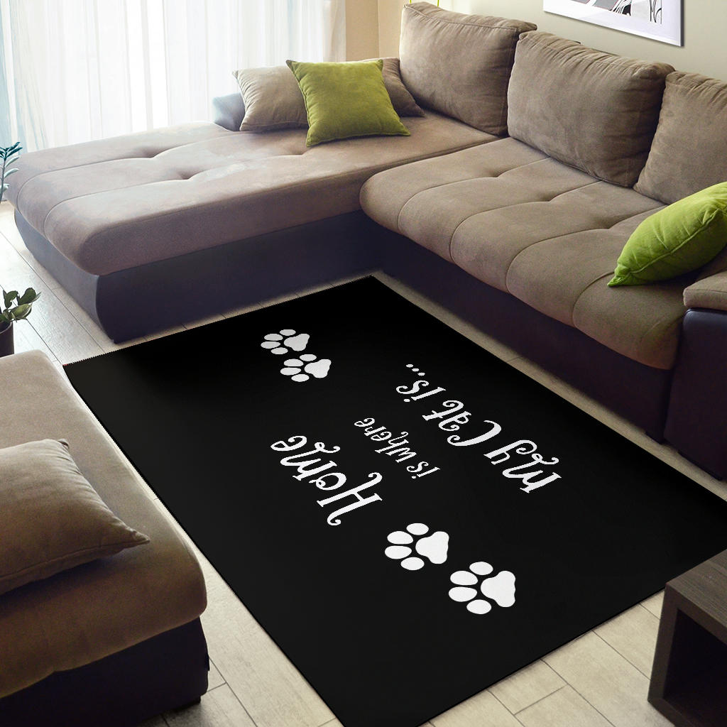 Area Rug - Cat Home