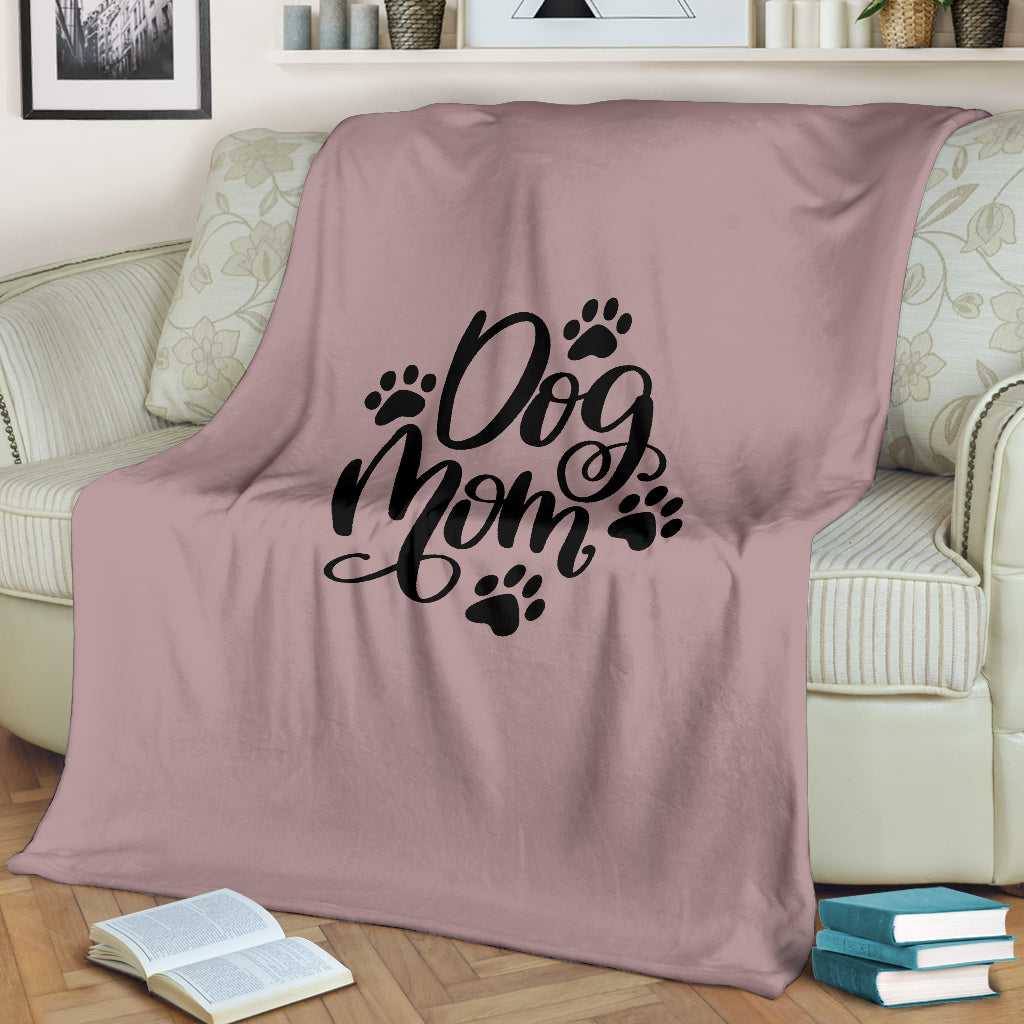Fleece Blanket - Dog Mom