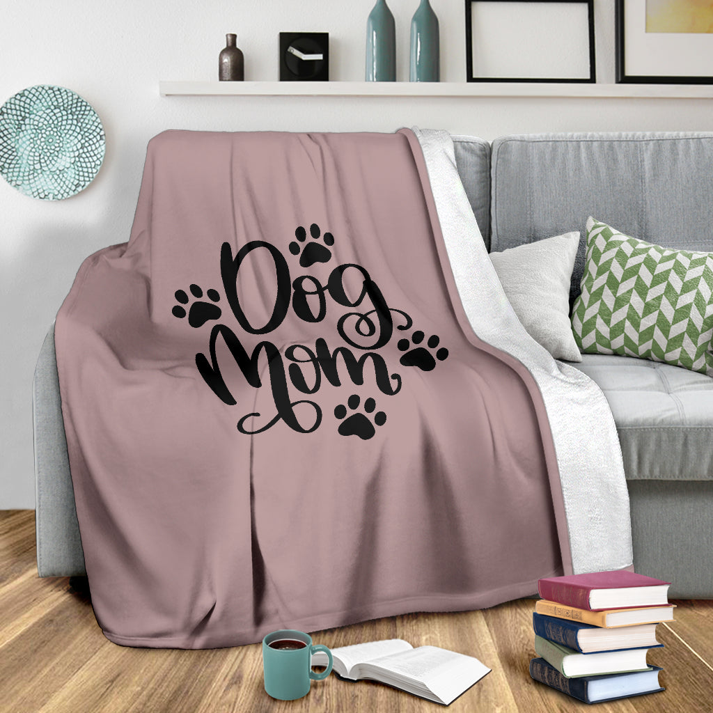 Fleece Blanket - Dog Mom