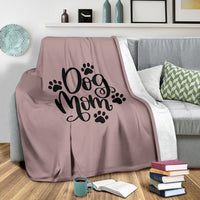 Thumbnail for Fleece Blanket - Dog Mom