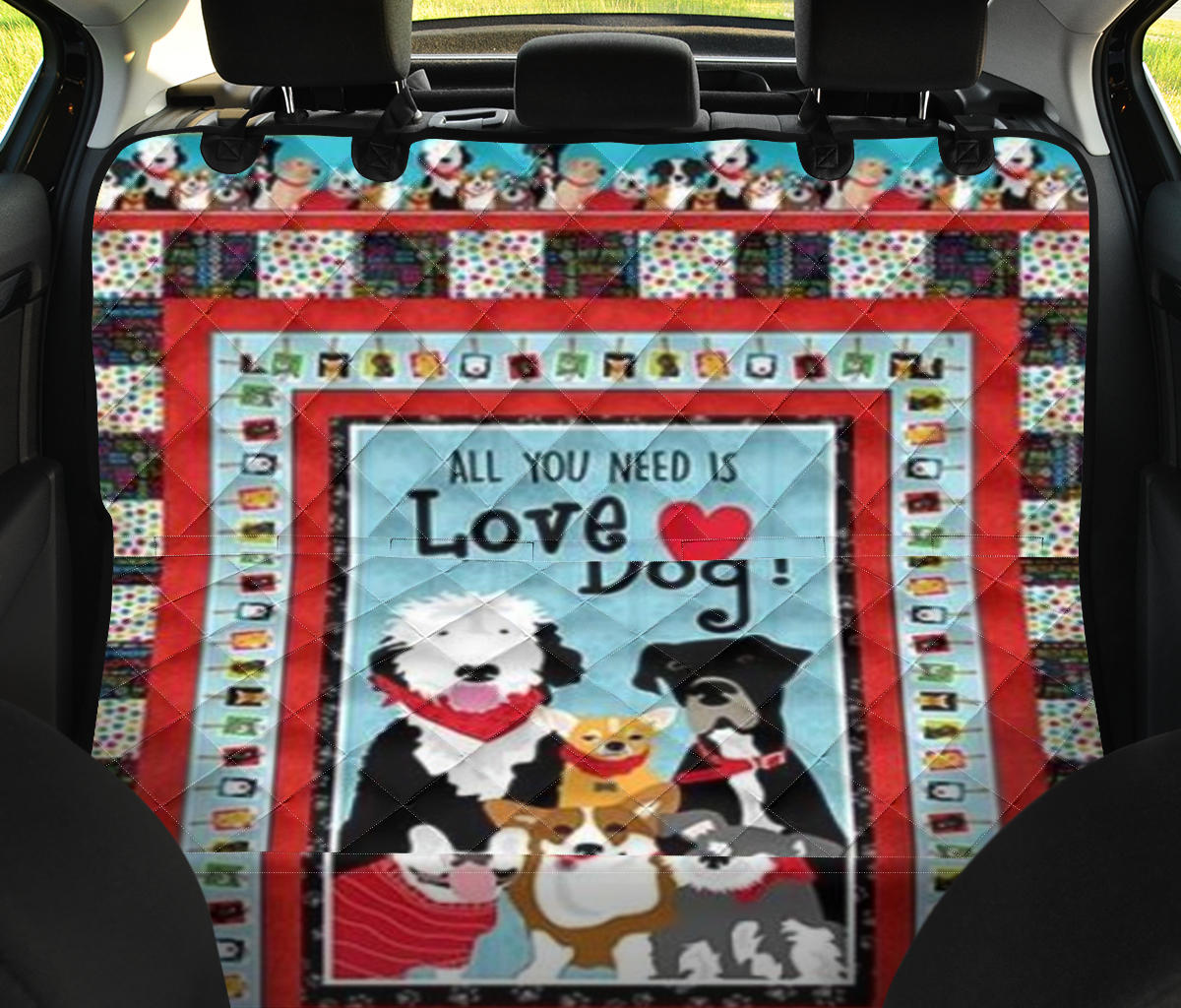 Pet Car Seat Protector - Love and A Dog