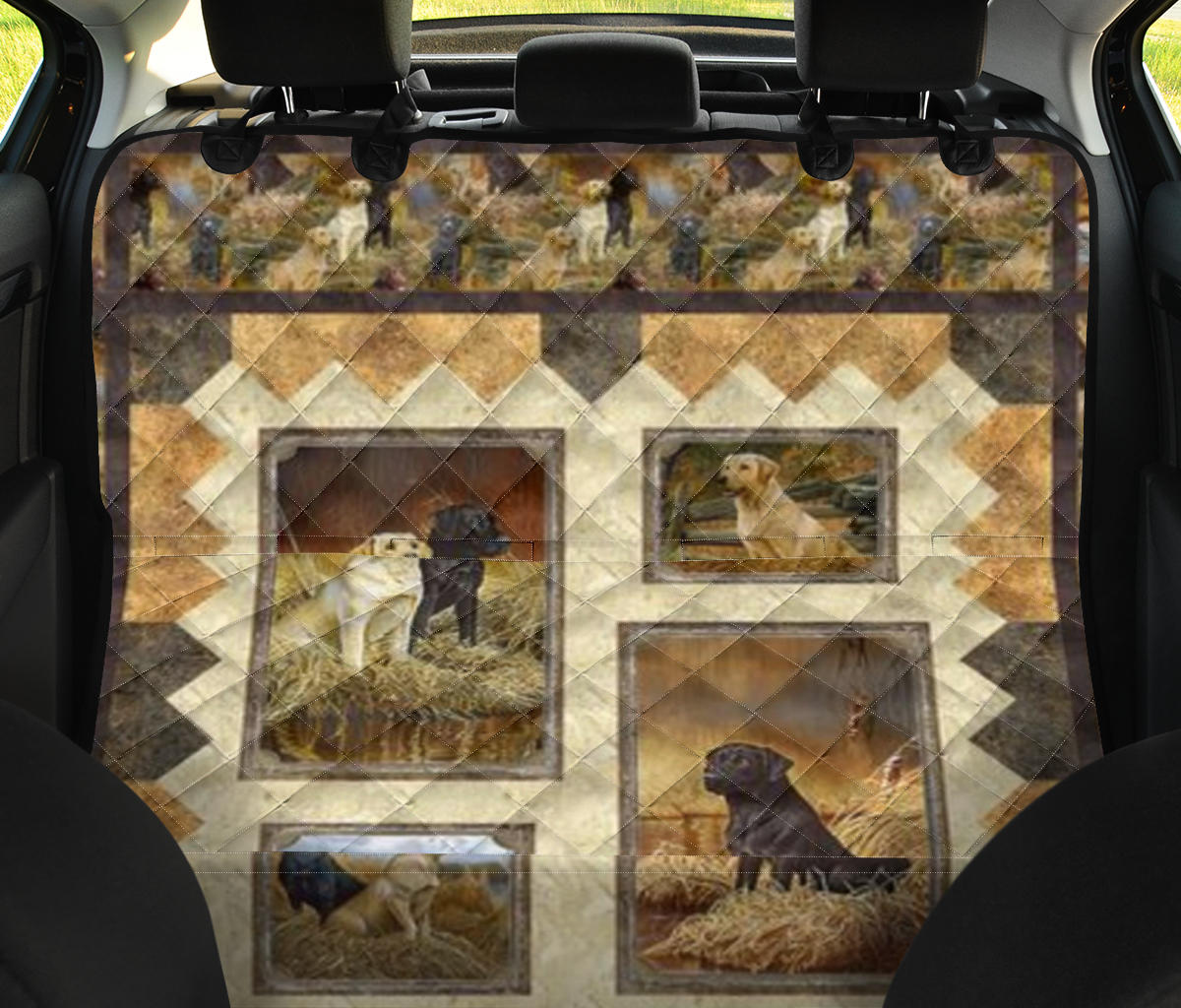 Pet Car Seat Protector - Labradors