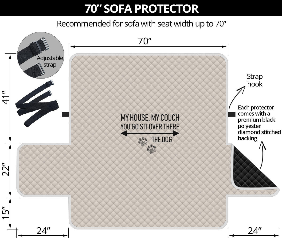 Furniture Protector - Sofa - My House, My Couch