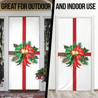 Thumbnail for Christmas Decor Bow (White) - Christmas Door Sock