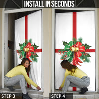 Thumbnail for Christmas Decor Bow (White) - Christmas Door Sock